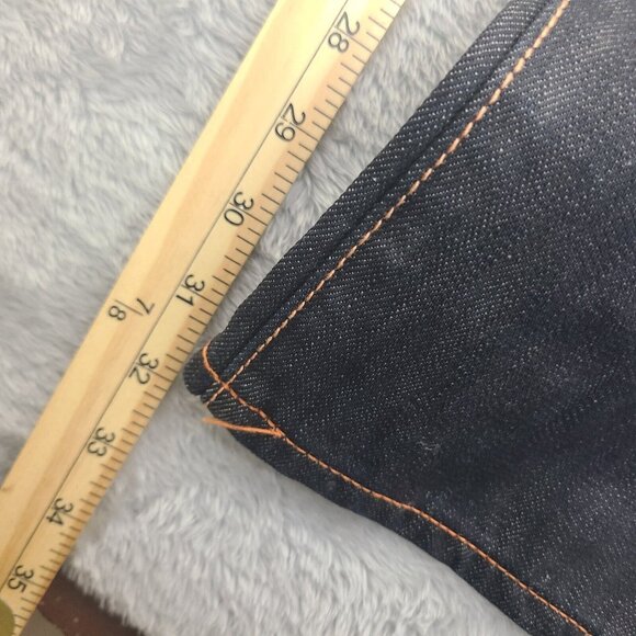 Vintage 2000's Denim Jeans‎ with Rhinestone Skull Decals Size 38 EUC - Picture 8 of 15